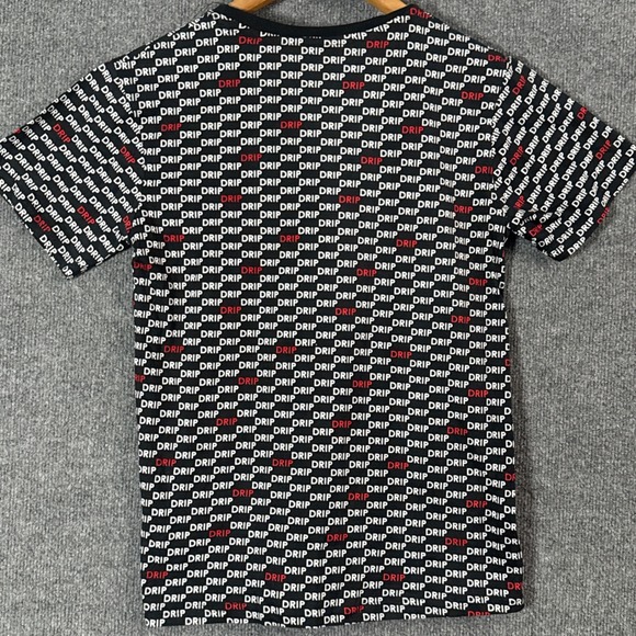 Triumph Over Tragedy Shirt Big Boy 14 Extra Large Black White Red DRIP - Picture 7 of 7